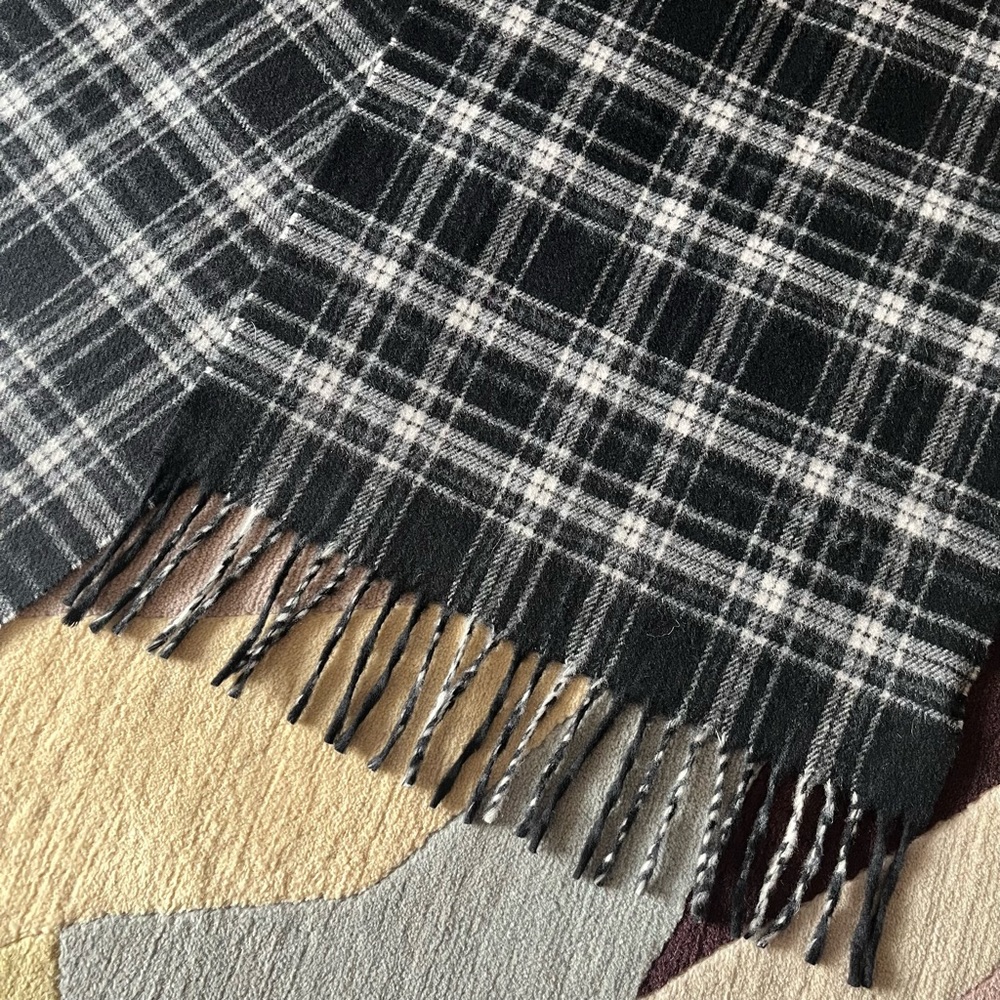 NWOT! Golden Goose Deluxe Brand Goldeny Plaid Scarf - Picture 7 of 13